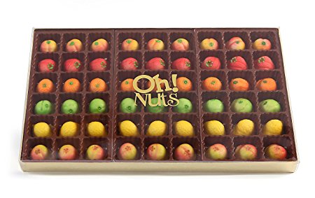 Marzipan Fruits, Marzipan Gift Tray - Oh! Nuts (54 Piece Marzipan Gift Tray)