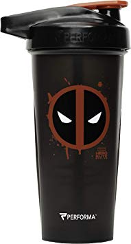 PerfectShaker Performa - Marvel Series, Leak Free Protein Shaker Bottle with Actionrod Mixing Technology! Shatter Resistant & Dishwasher Safe (28oz)