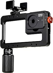 BEASTGRIP x SanDisk Beastcage iPhone 15 Pro Max Creator Kit - Includes iPhone 15 Pro Max Cage, Handle, and SSD Mount - Video Rig for Filming - SD3WLCC005-000T-WW