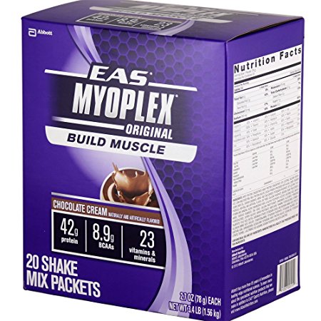 Eas Nutrition Shake, Chocolate Cream Myoplex 20/Pk