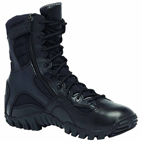 Belleville Hot Weather Black Side-Zip Tactical Boots, TR960Z
