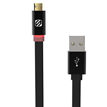 SCOSCHE Micro USB Data Cable for Android Smartphones - Retail Packaging - Black