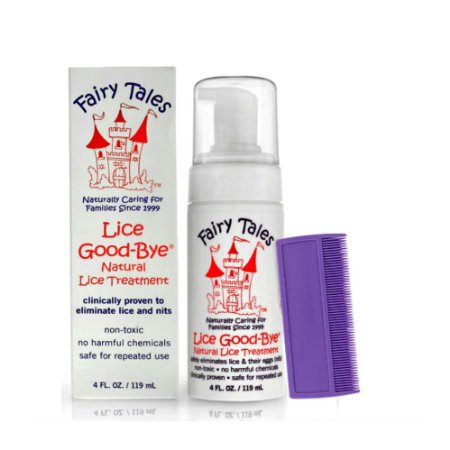 Fairy Tales Lice Good-Bye Non-Toxic Pesticide Free Lice Removal Kit 4 Fluid Ounce