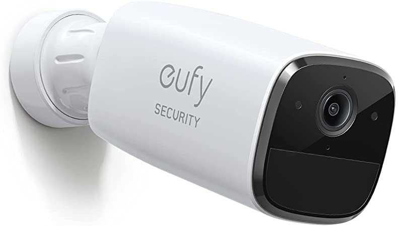 eufy Security, SoloCam E40, Outdoor Security Camera, WiFi, Wireless, Wire-Free, Advanced AI Person-Detection, Two-Way Audio, 2K Resolution, 90dB Alarm, IP65 Weatherproof, No Monthly Fee