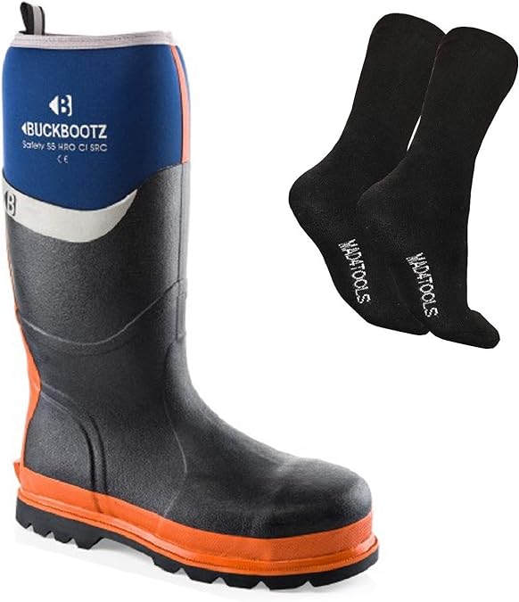 Buckler BBZ6000 Safety Wellington Boots & Boot Socks