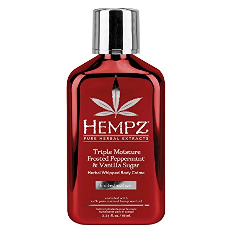 Hempz 2017 Limited Edition Triple Moisture Frosted Peppermint & Vanilla Sugar 2.25oz