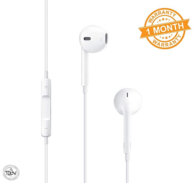 Tolv ™ Wired in-Ear Headphone with 3.5mm Jack & Mic for iPhone & Android Devices