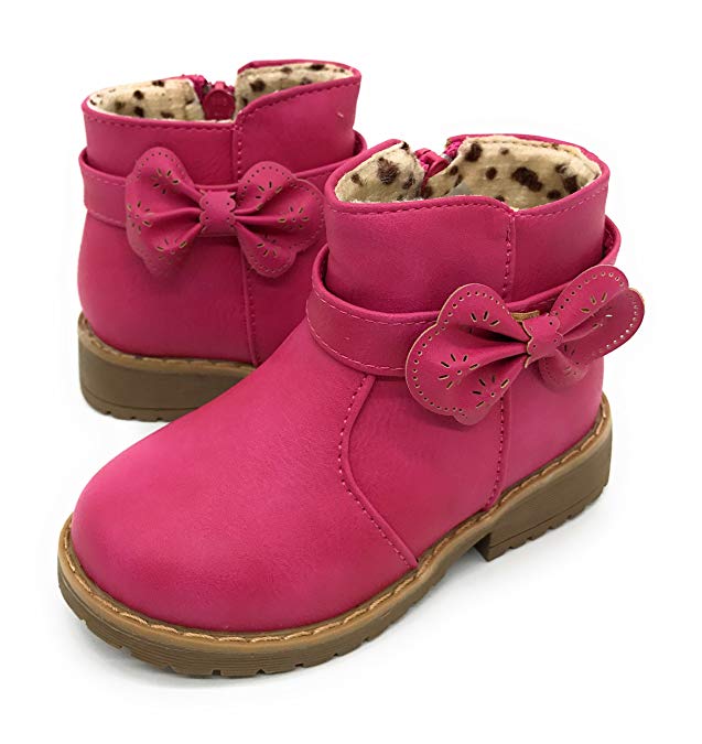 Blue Berry EASY21 Girls Fashion Cute Toddler/Infant Winter Snow Boots