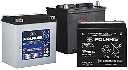 Polaris Sealed Battery 14 Amp Hour Type Etx15, Genuine OEM Part 4011138, Qty 1