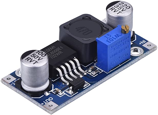 HiLetgo XL6009 Boost Module DC-DC Adjustable Module DC3.0-30V to DC5-35V Output Voltage Power Converter Circuit Board Module 400KHz