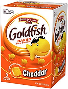 Pepperidge Farm Goldfish, Cheddar, 3 resealable bags, 58 ounces