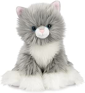 GUND Camilla Kitten Plush, Premium Cat Stuffed Animal for Ages 1 and Up, Gray/White, 9”