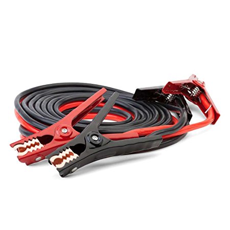 Capri Tools Neiko 20607A Heavy Duty Jumper Cables, 4 Gauge with Copper-Plated Jaws 20-Feet