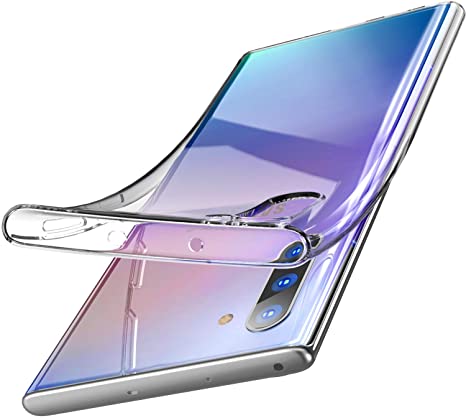 TOZO for Samsung Galaxy Note 10 case Premium Clear Soft TPU Gel Transparent Flexible Cover for Samsung Galaxy note 10 [Clear Gel]