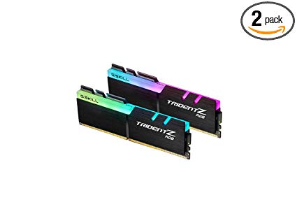 G.SKILL TridentZ RGB Series 32GB (2 x 16GB) 288-Pin DDR4 SDRAM DDR4 3200 (PC4 25600) Desktop Memory Model F4-3200C14D-32GTZR