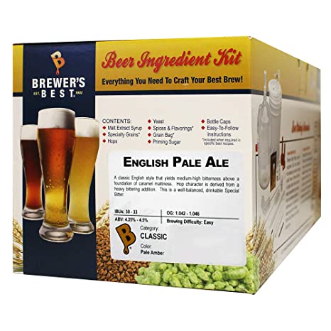 Brewer's Best - Home Brew Beer Ingredient Kit (5 gallon), (English Pale Ale)