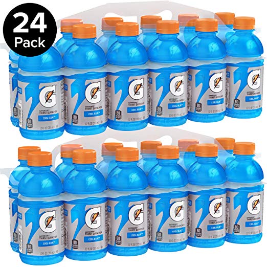 Gatorade Thirst Quencher, Cool Blue, 12 Ounce Bottles (Pack of 24)