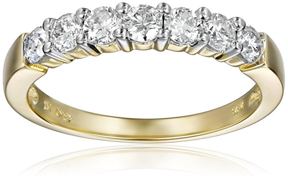 14k Gold 7-Stone Diamond Ring (7/10 cttw, H-I Color, I1-I2 Clarity)