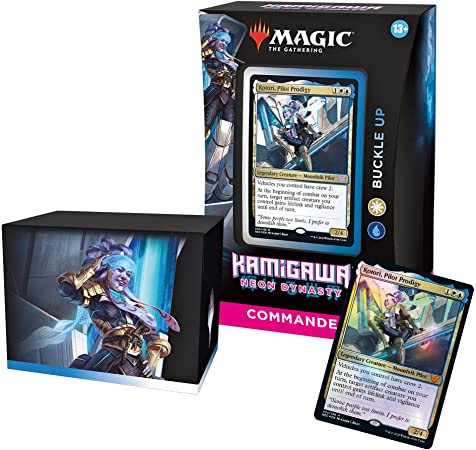 Magic: The Gathering Kamigawa: Neon Dynasty Commander Deck – Buckle Up (White-Blue)