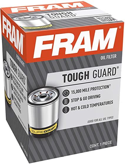 FRAM Tough Guard TG8A, 15K Mile Change Interval Spin-On Oil Filter