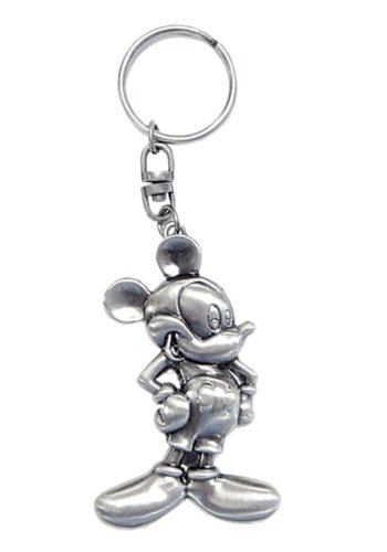 Disney Classic Mickey 2D Pewter Keyring