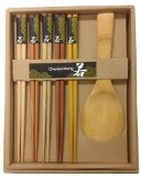 Japanese Chopsticks Gift Set Rice Paddle Included
