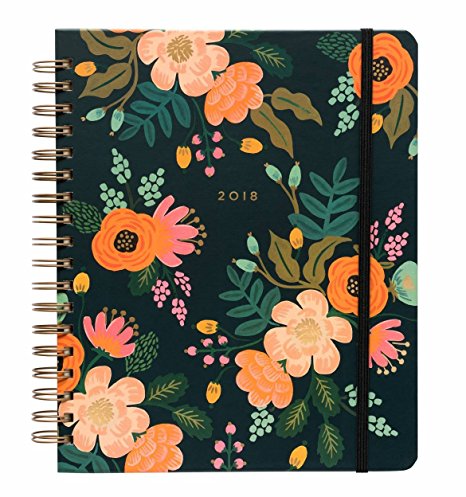 Lively Floral Weekly 18 Month Jumbo Spiral Academic Planner - August 2017 to December 2018 - by Rifle Paper Co.