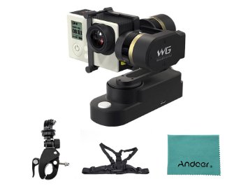 Feiyu FY WG 3-axis Wearable Gimbal Stabilizer  Handlebar Seatpost Clamp Roll Bar  Body Chest Strap for GoPro Hero 3 3 4 SJCAM SJ4000 and Similar Shaped Action Cameras