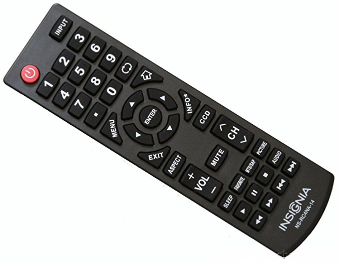 NEW insignia TV remote control NS-RC4NA-14 Work for all 2013 2014 Insignia LCD LED TV---Sold by Parts-outlet store