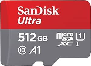 SanDisk 512 GB MicroSDXC Ultra 150MB Card Only – Extended Capacity SD (MicroSDHC)