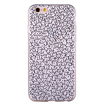 For iPhone 6/iPhone 6s Case, ZQ-Link Ultra Slim Soft TPU Case Skin Cover Protective Bumper Case for Apple iPhone 6 / iPhone 6s 4.7 inch A Lot Of Cats Design