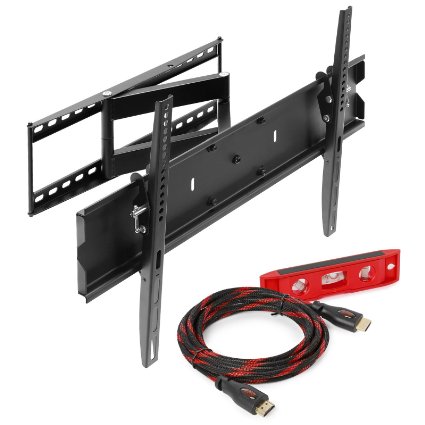 Mount Factory Articulating Tilting Full Motion TV Wall Mount For 40 in. - 65 in. TVs