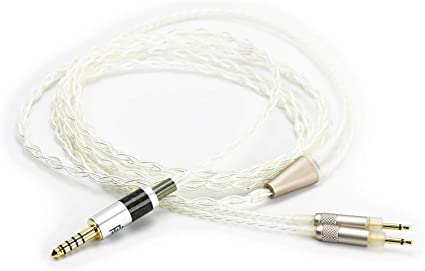 Ablet HiFi Cable with 4.4MM Balanced Male Compatible with Sennheiser HD700, HD 700 Headphone & Compatible Sony WM1A, NW-WM1Z, PHA-2A Silver Plated Cord