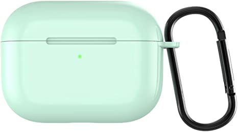 EloBeth Case Compatible with AirPods Pro Case Cute Matches with iPhone 11 Colors AirPod 3 Case Protective Cover Shockproof Lightweight (Macaron Green)