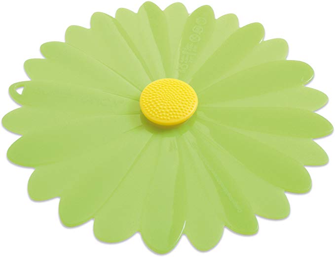 Charles Viancin Silicone Lid Daisy 9-inch Green
