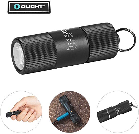 Olight I1R 2 Eos 150 Lumens Tiny Rechargeable Keychain Light with Built-in Battery