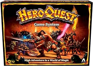 Hasbro Gaming Avalon Hill HeroQuest Game System, Fantasy Miniature Dungeon Crawler Tabletop Adventure Game, Ages 14 and Up 2-5 Players