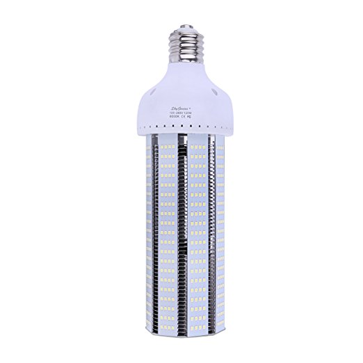 120W LED Corn Light Bulb(E39 Mogul Base )12000Lm 6500K Cool White,for Metal Halide HPS HID Replacement Garage Parking Lot High Bay Warehouse Street Lamp Lighting