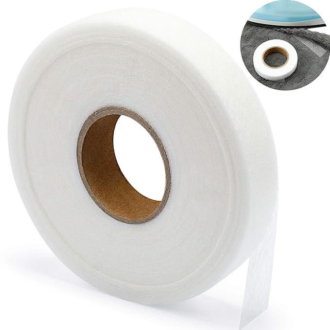 Iron-on Hemming Tape Fabric Fusing Tape Fusible Bonding Web Adhesive Tape for Bonding Clothes Jeans Pants Collars, 100 Yards (3/4 in)