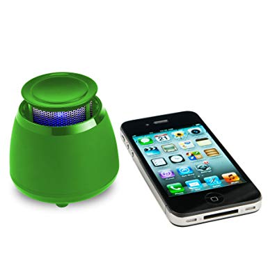 BLKBOX Wireless Bluetooth Speaker POP360 Hands Free Bluetooth Speaker - for iPhones, iPads, Androids, Samsung and all Phones, Tablets, Computers (Go-Crazy Green)