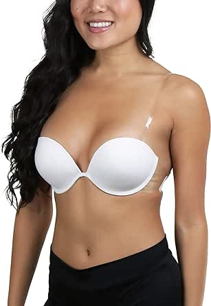 ToBeInStyle Women's Deep Plunge Convertible V Bra