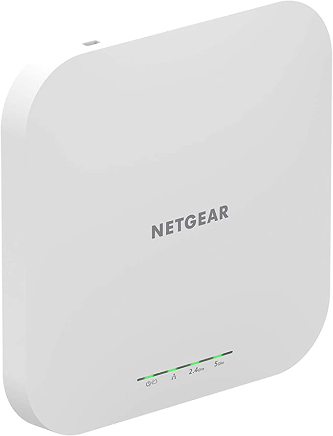 NETGEAR Wireless Access Point (WAX610) - WiFi 6 Dual-Band AX1800 Speed | Up to 250 Client Devices | 1 x 2.5G Ethernet LAN Port | 802.11ax | Insight Remote Management | PoE  or Optional Power Adapter