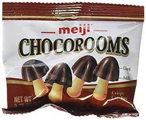 Meiji Chocorooms 24 individual 21g bags (2 Pack)