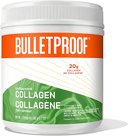 Bulletproof Collagen Protein Powder, Grass-fed Peptides and Amino Acids for Healthy Skin, Hair, Nails, Bones and Joints (New! 42.3 oz)