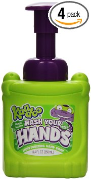 Kandoo BrightFoam Foaming Hand Soap for Kids, Magic Melon Scent, 8.4 Fl Oz (Pack of 4)