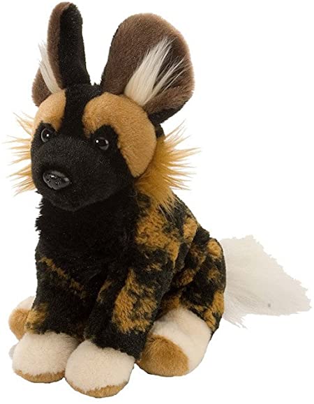 Wild Republic African Wild Dog Plush, Stuffed Animal, Plush Toy, Gifts for Kids, Cuddlekins 12 Inches