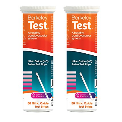Patented Nitric Oxide Test Strips (100 Test Strips): Berkeley Test Nitric Oxide Test Strips Used Worldwide by Olympians and Elite Athletes.