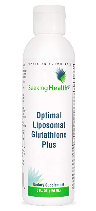 Optimal Liposomal Glutathione Plus | Non-Soy and Non-GMO | Provides 350 mg of Liposomal Glutathione per Teaspoon | 5 oz | 30 Servings