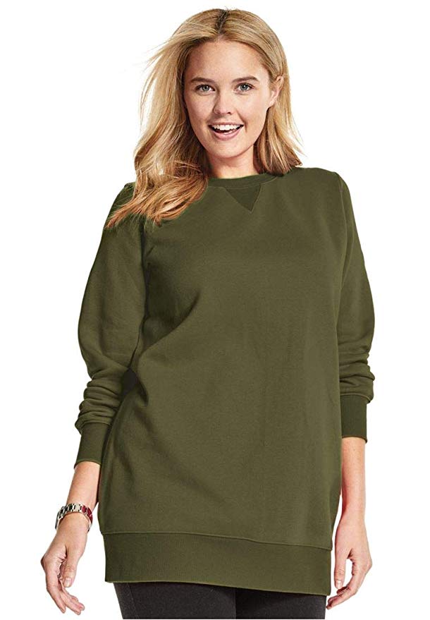 Woman Within Plus Size Fleece Sweatshirt