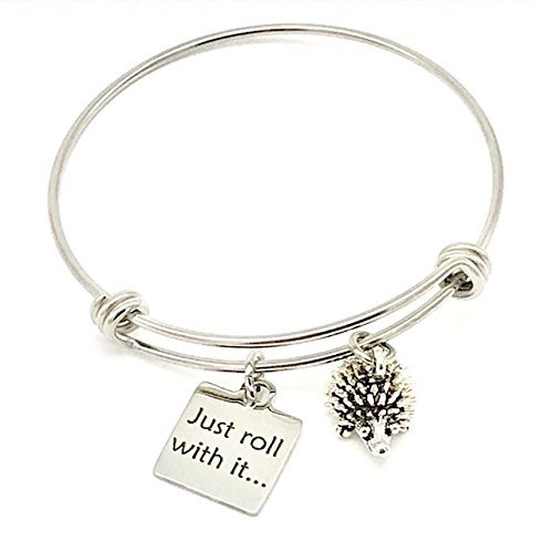 Just Roll With It, Hedgehog Expandable Bangle Bracelet